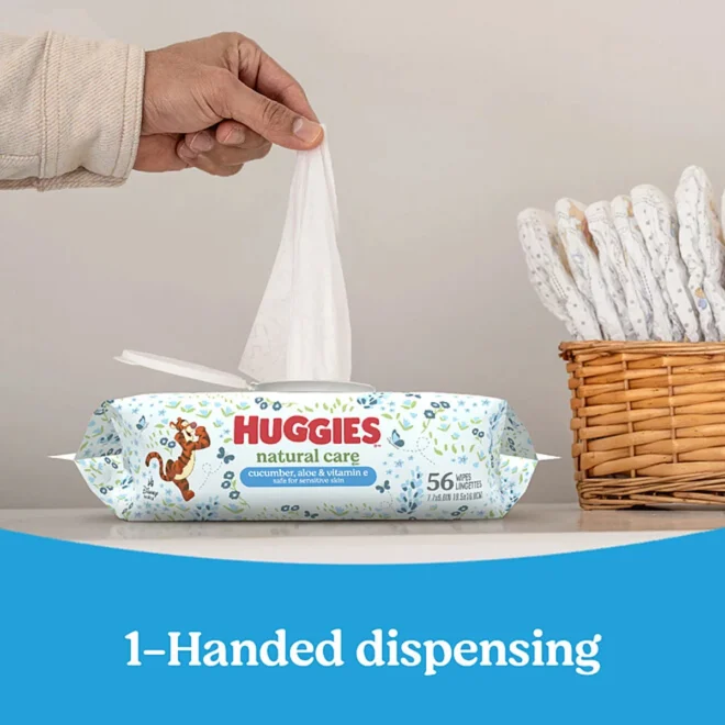 Huggies Natural Care Baby Wipes, Refreshing Clean (17 flip-top pks., 1088 ct.) - Image 6