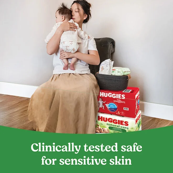 Huggies Natural Care Sensitive Baby Wipes, Fragrance Free (1,088 ct.) - Image 8
