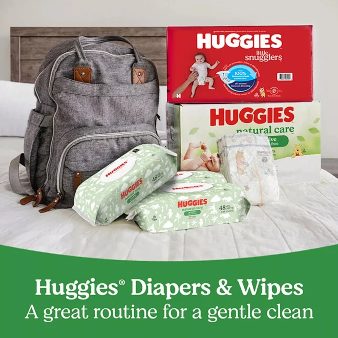 Huggies Natural Care Sensitive Baby Wipes, Fragrance Free (1,088 ct.) - Image 9