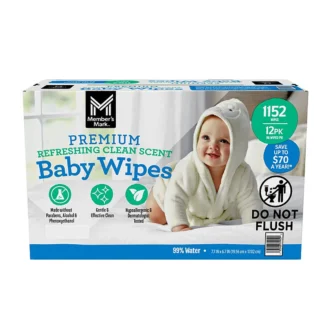 Member's Mark Premium Refreshing Clean Scented Baby Wipes
