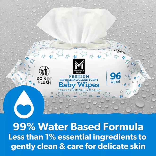 Member's Mark Premium Refreshing Clean Scented Baby Wipes - Image 5