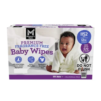 Member's Mark Premium Fragrance-Free Baby Wipes