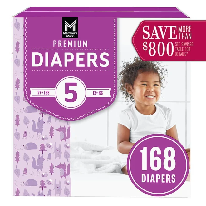 Member's Mark Premium Baby Diapers Size 5