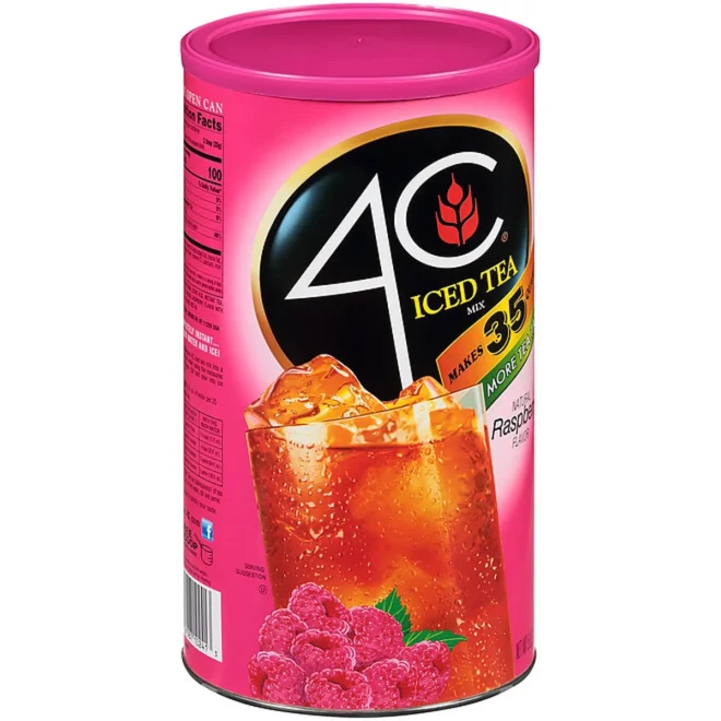 4C 35 QT Raspberry Iced Tea Mix (82.6 oz.) - Image 3