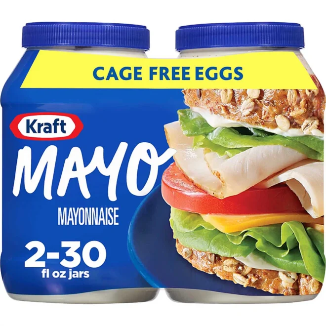 Kraft Real Mayo Creamy & Smooth Mayonnaise (30 fl. oz. jars, 2 pk.)
