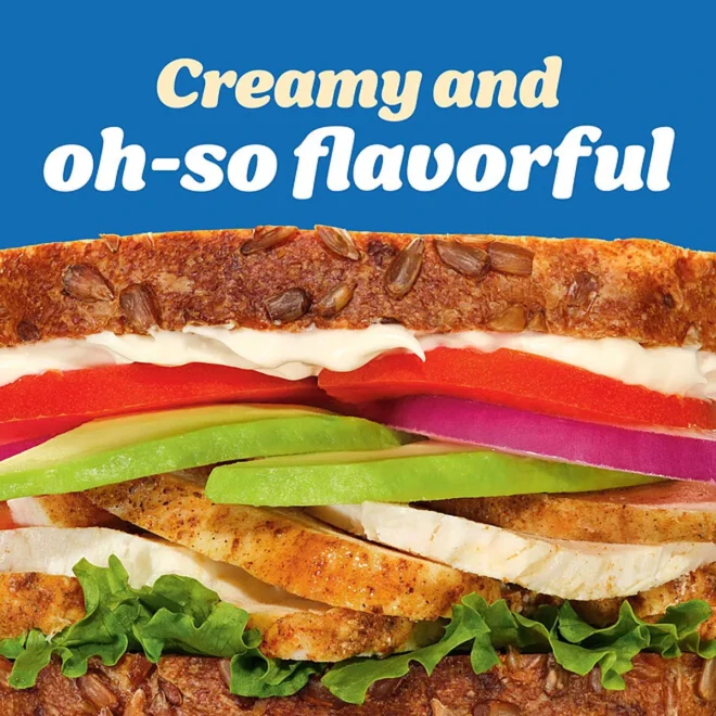 Kraft Real Mayo Creamy & Smooth Mayonnaise (30 fl. oz. jars, 2 pk.) - Image 4