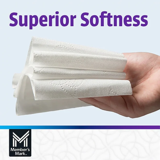 Member's Mark Ultra Premium Soft and Strong Toilet Paper, 2-Ply (235 sheets, 45 rolls) - Image 4