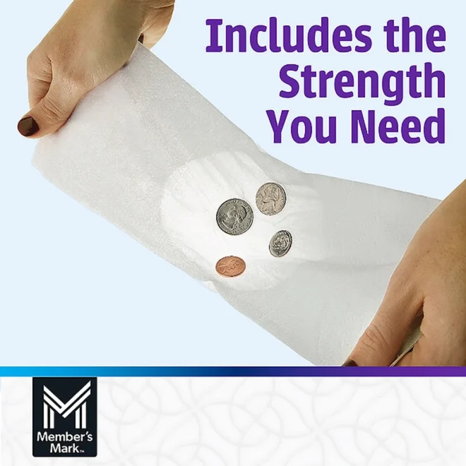 Member's Mark Ultra Premium Soft and Strong Toilet Paper, 2-Ply (235 sheets, 45 rolls) - Image 5
