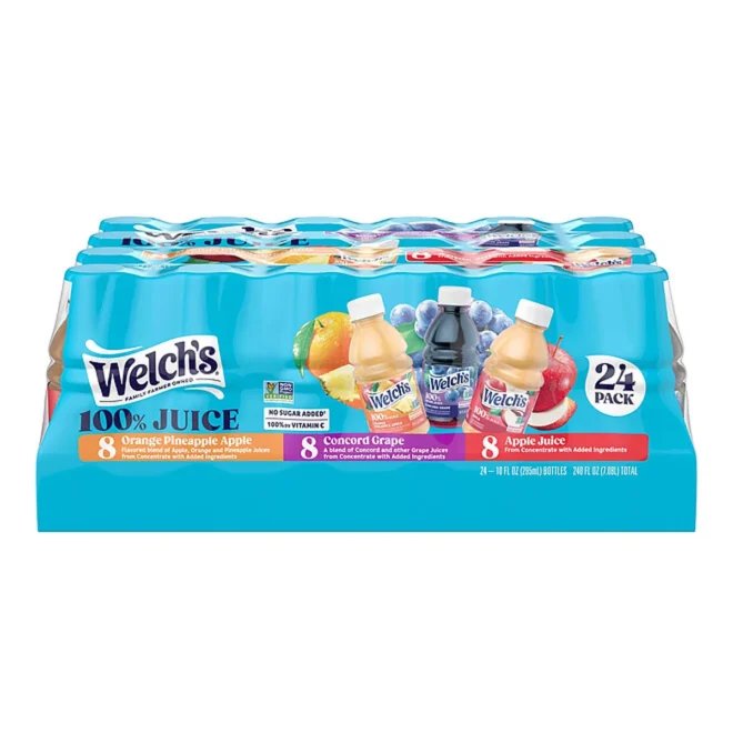 Welch's 100% Grape Juice - 10 oz. bottles