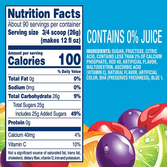 Kool-Aid Tropical Punch Juice Mix (82.5oz) - Image 2