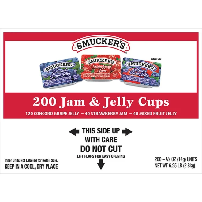 Smucker's Assorted Jelly Cups (0.5 oz., 200 ct.) - Image 4
