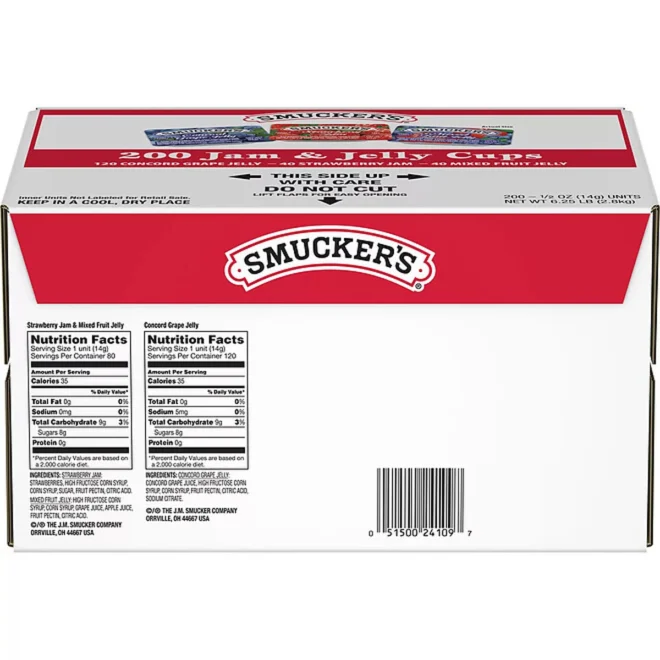 Smucker's Assorted Jelly Cups (0.5 oz., 200 ct.) - Image 5