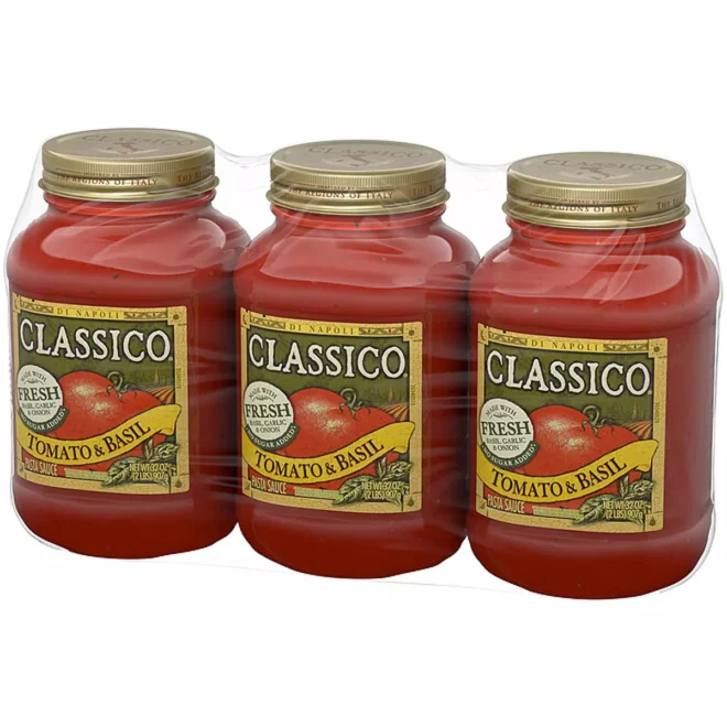 Classico Tomato and Basil Pasta Sauce (32 oz., 3 pk.) - Image 8