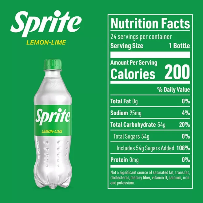 Sprite (16.9 fl. oz., 24 pk.) Soft Drink - Image 2