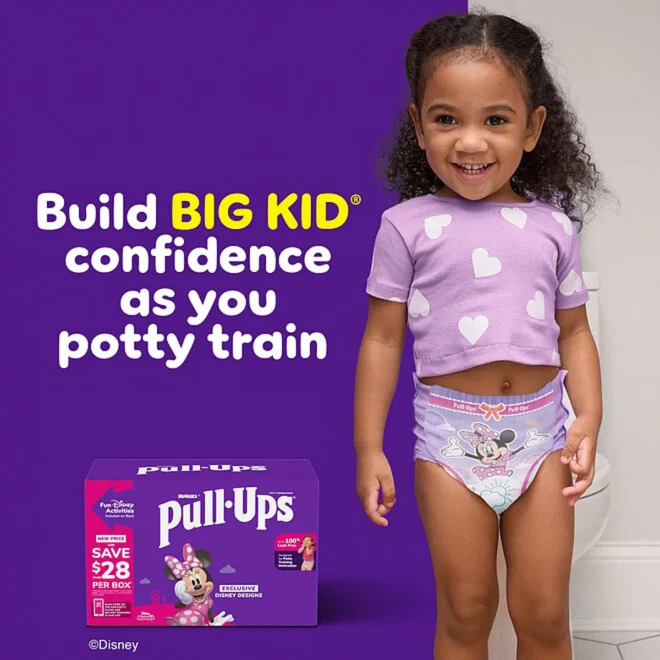 Huggies Pull-Ups Potty Training Pants for Girls Size 4T-5T (102 ct.) - Image 5