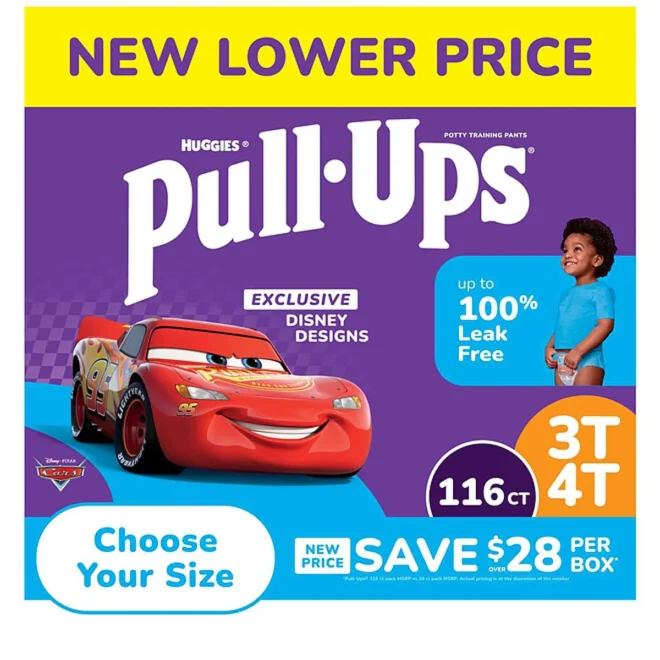 Huggies Pull-Ups Potty Training Pants for Boys Size 3T-4T (116 ct.)