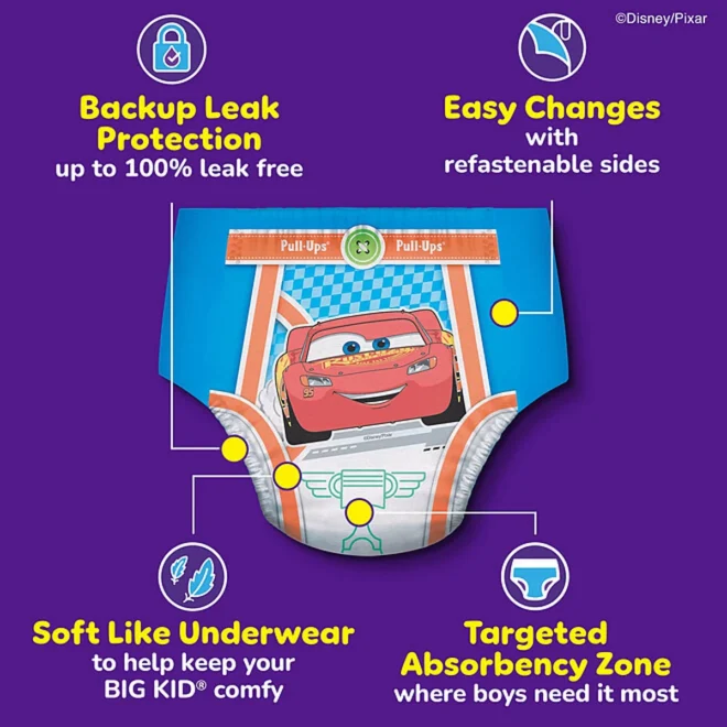Huggies Pull-Ups Potty Training Pants for Boys Size 3T-4T (116 ct.) - Image 3