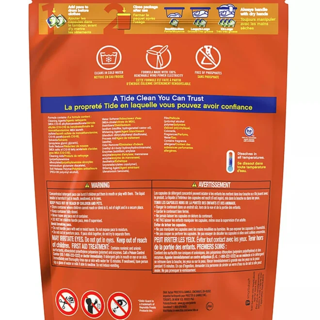 Tide PODS Liquid Laundry Detergent Pacs, Spring Meadow (156 ct.) - Image 10