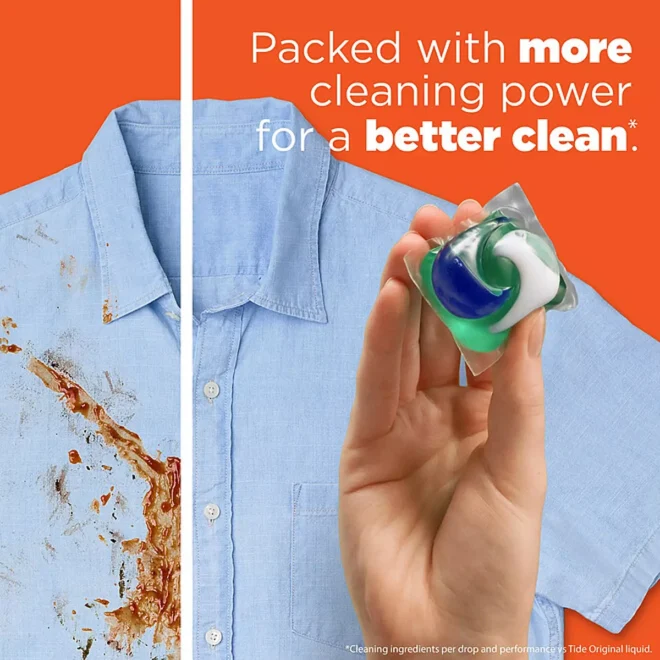 Tide PODS Liquid Laundry Detergent Pacs, Spring Meadow (156 ct.) - Image 5