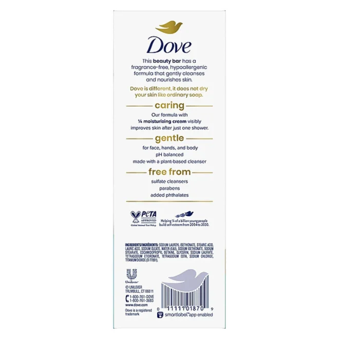 Dove Beauty Bar, Sensitive Skin (3.75 oz., 16 ct.) - Image 9