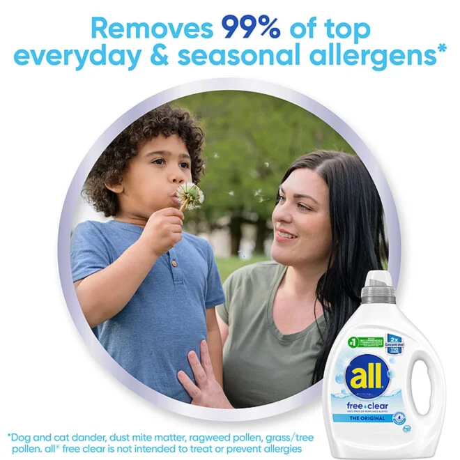 all free clear Liquid Laundry Detergent, The Original, 166 loads, 250 fl. oz. - Image 7