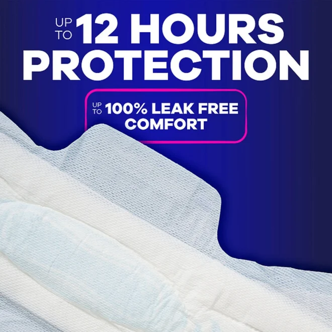 Always Maxi Overnight Pads with Wings, Size 5, 54 ct. - Image 3