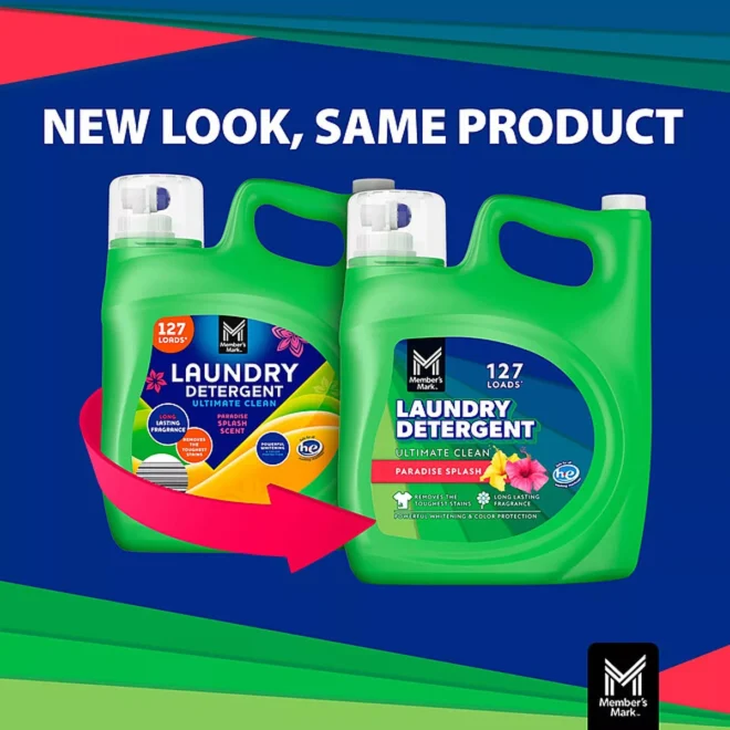 Member's Mark Liquid Laundry Detergent, Paradise Splash, 127 loads, 196 fl. oz. - Image 7