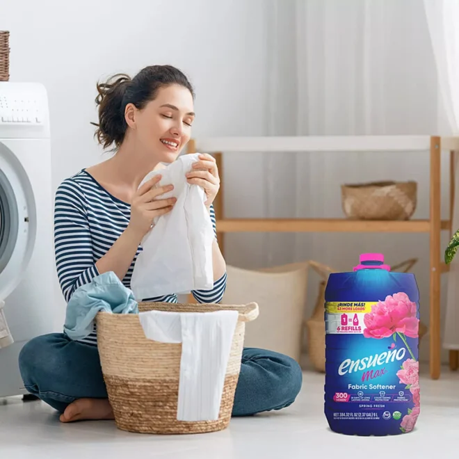 Ensueño Max Liquid Fabric Softener, Spring Fresh Scent, 300 loads, 304 fl. oz. - Image 4