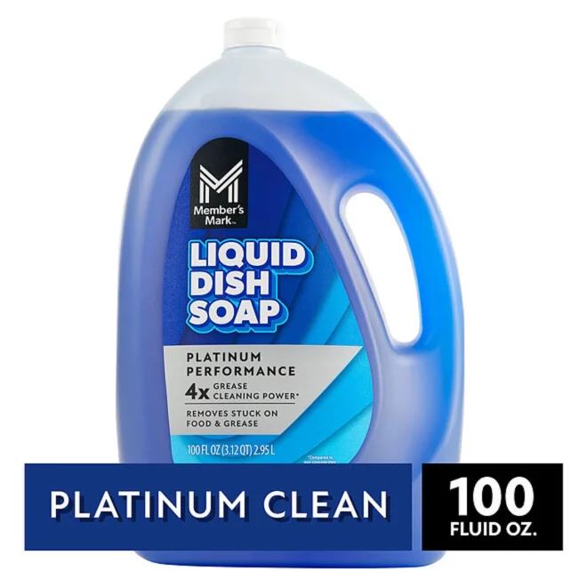 Member's Mark Platinum Performance Liquid Dish Soap, Fresh Clean, 100 fl. oz. - Image 2