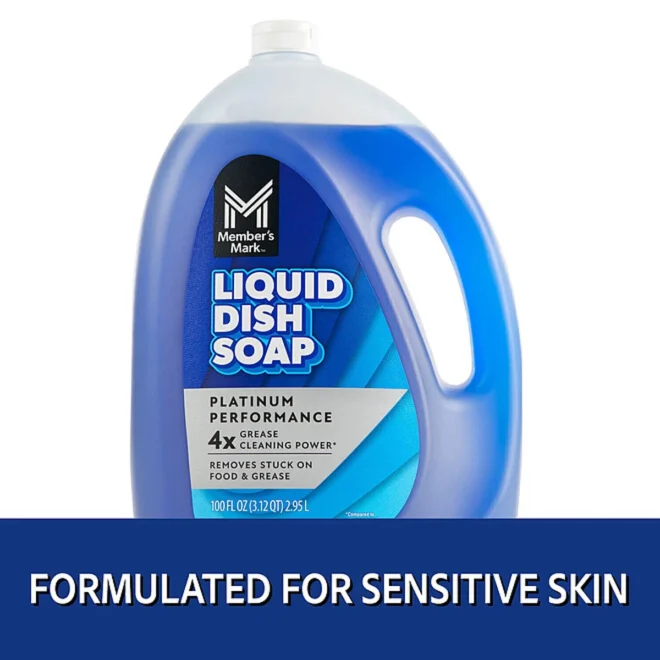 Member's Mark Platinum Performance Liquid Dish Soap, Fresh Clean, 100 fl. oz. - Image 7