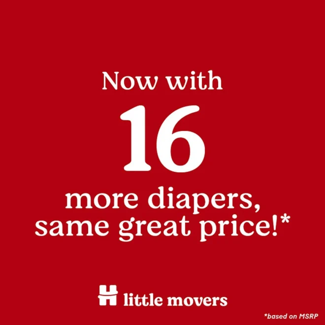 Huggies Little Movers Baby Diapers Size 5 - 148 ct. (27+ lbs) - Image 6