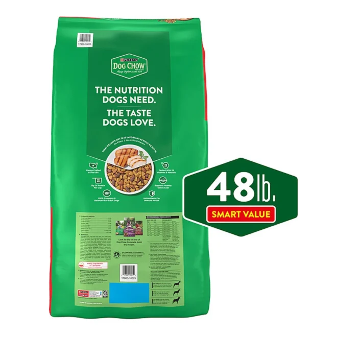 Purina Dog Chow Complete, Chicken Flavor, Adult Dry Dog Food, 48 lbs. - Image 2