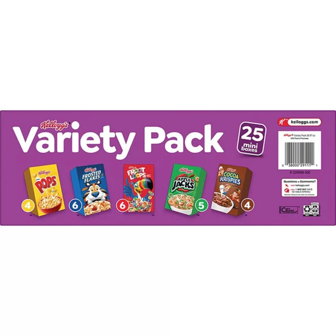 Kellogg's Assorted Cereal Variety Pack, 25 pk. - Image 10