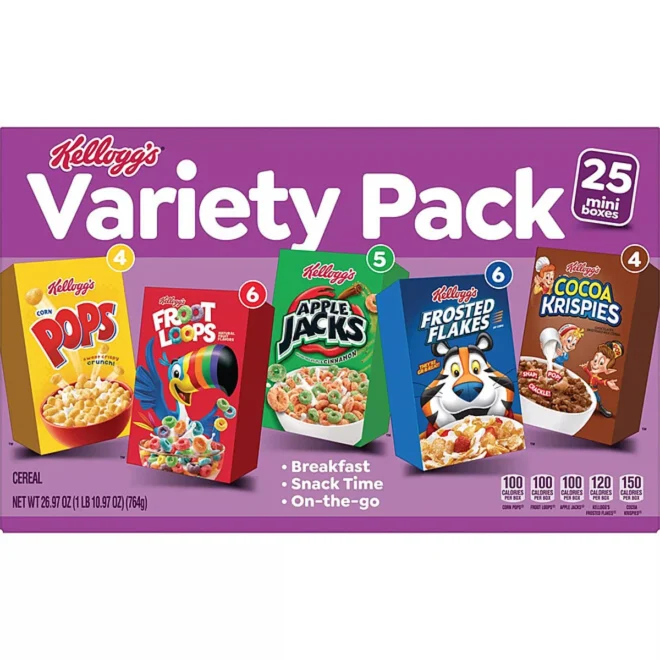 Kellogg's Assorted Cereal Variety Pack, 25 pk. - Image 5