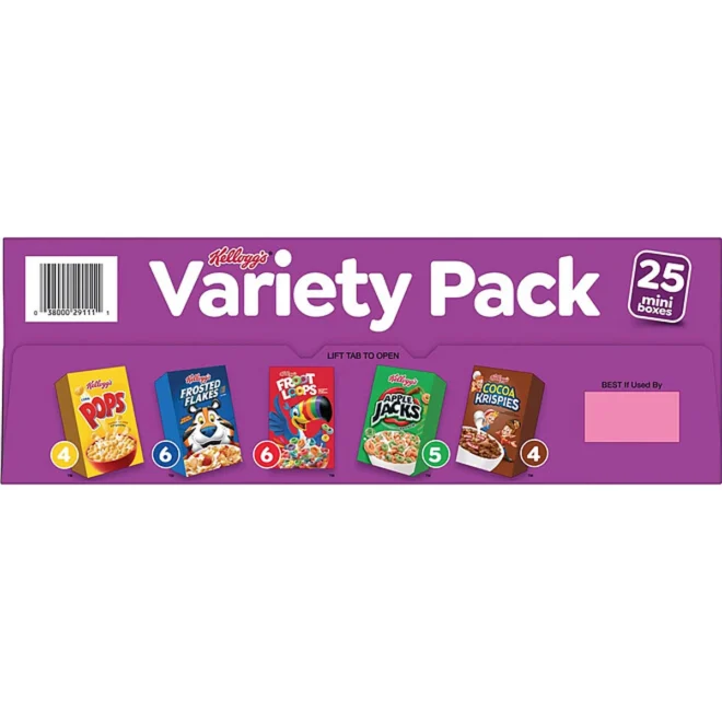 Kellogg's Assorted Cereal Variety Pack, 25 pk. - Image 9