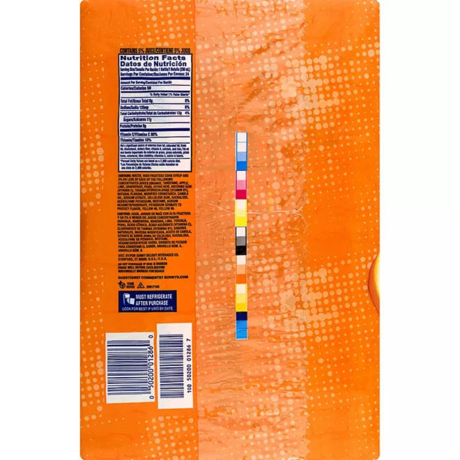 SunnyD Tangy Original Orange Flavored Citrus Punch, 6.75 fl. oz., 24 pk. - Image 4