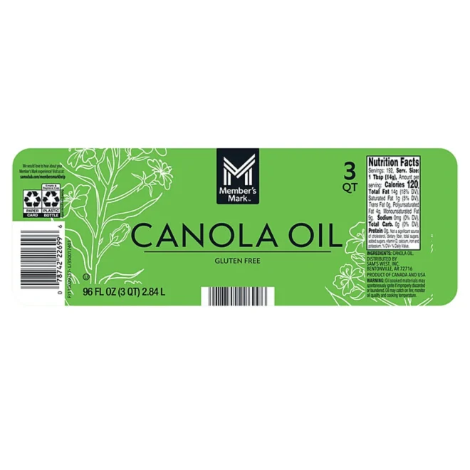 Member's Mark Canola Oil, 192 fl. oz. - Image 4