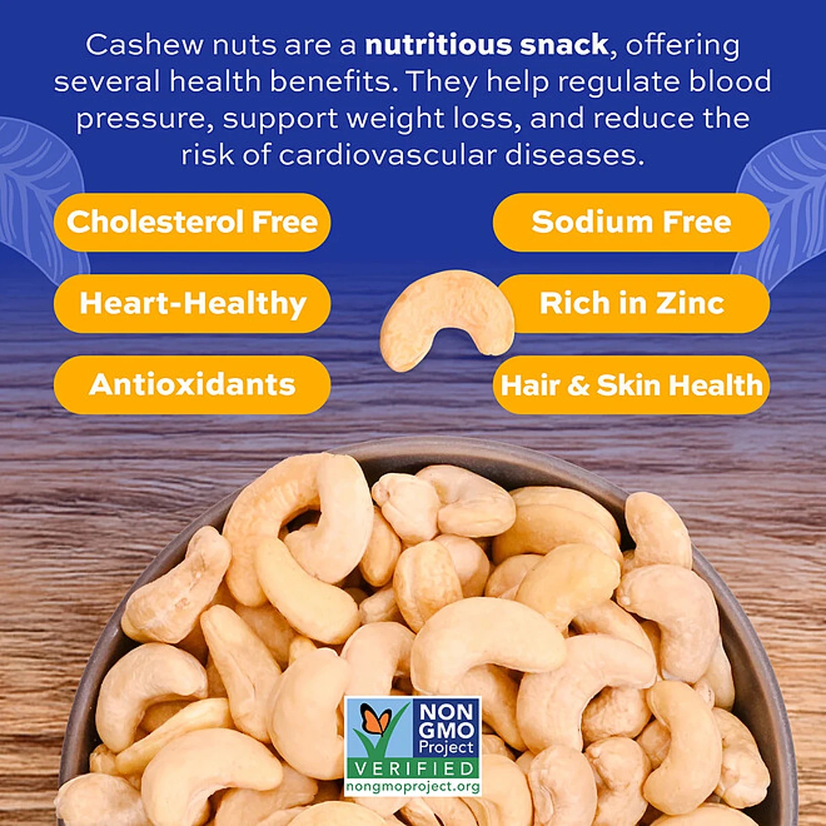 Member's Mark Whole Natural Cashews, 26 oz. - Image 6