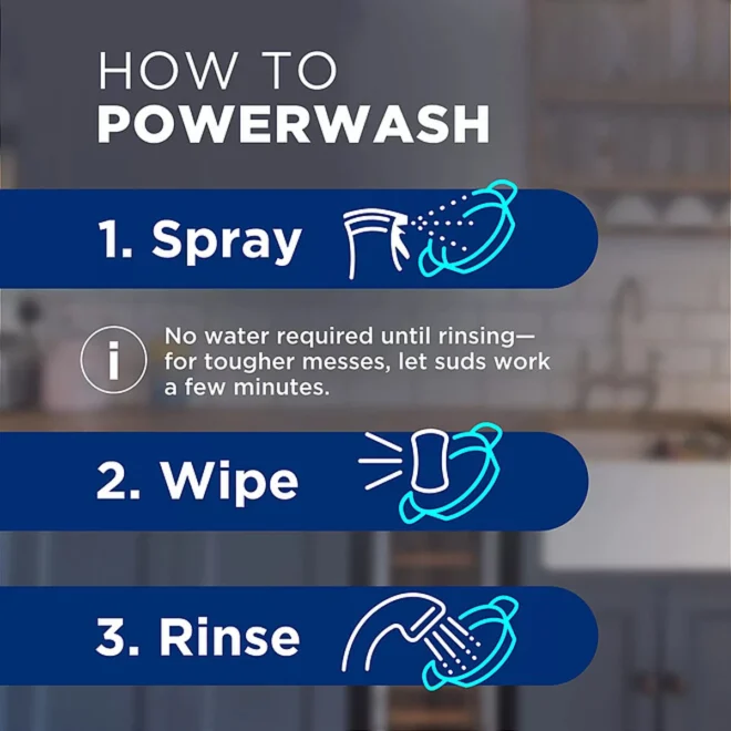 Dawn Platinum Plus Powerwash Dish Spray Bottle Set, Fresh Scent, 1 Spray Bottle + 2 Refills, 64.5 fl. oz. - Image 4