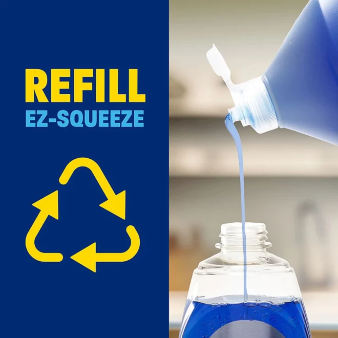 Dawn Platinum EZ- Squeeze Liquid Dish Soap, Lemon, 3 ct., 61.5 fl. oz. - Image 6