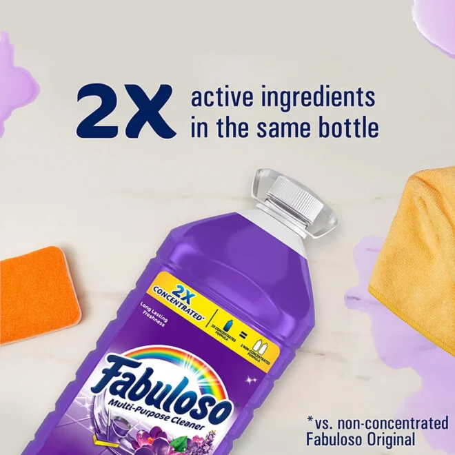 Fabuloso 2X Concentrated Multi-Purpose Cleaner, Lavender 210 fl. oz. - Image 3