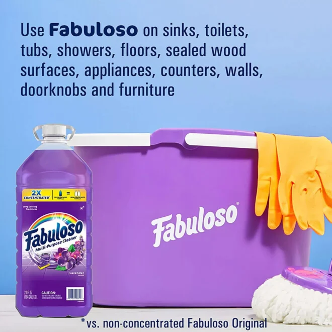 Fabuloso 2X Concentrated Multi-Purpose Cleaner, Lavender 210 fl. oz. - Image 6